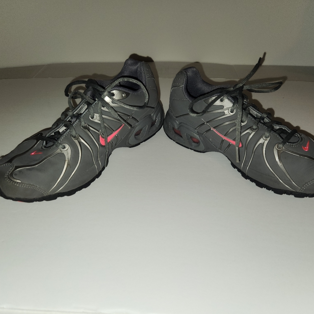 Women’s Nike Max Air Torch 317004-060 Gray Pink Running Shoes Lace Up Size 8